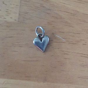 Origami Owl Tagged Series Silver Heart